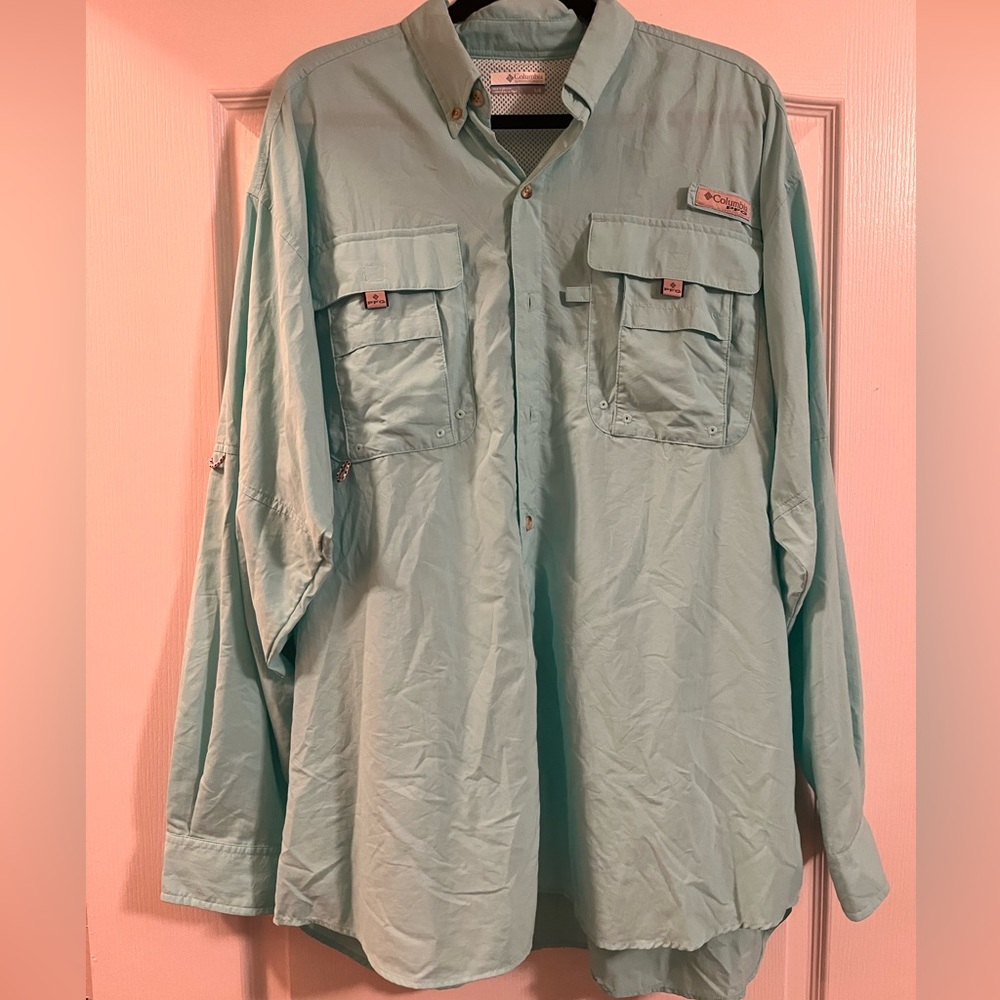 Columbia PFG sportswear long sleeve button up